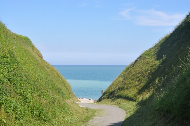 Chemin vers la plage